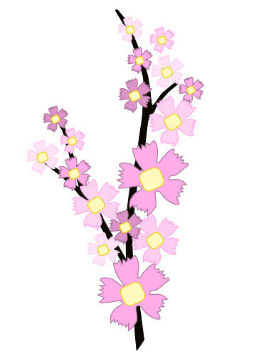 Spray of flowers applique block pattern