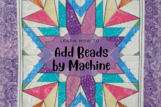 learn how to add beads by machine