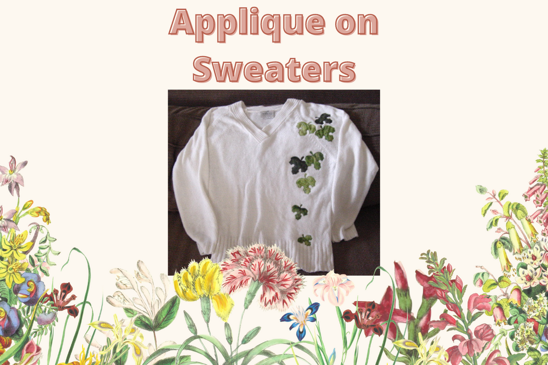 How To Add Applique to Sweaters