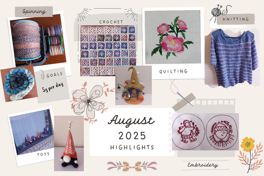 August 2025 board of crafting updates and highlights