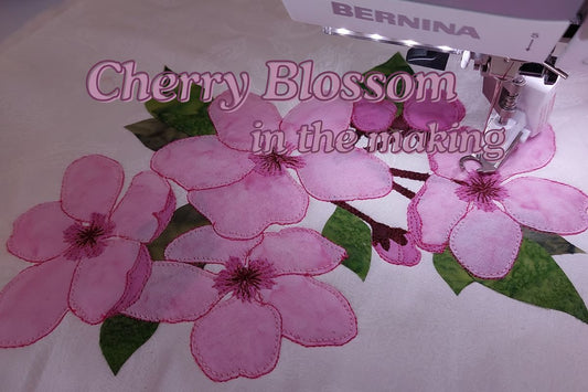 This Cherry Blossom block captures that sense of softness and simplicity, bringing a touch of nature into your stitching.