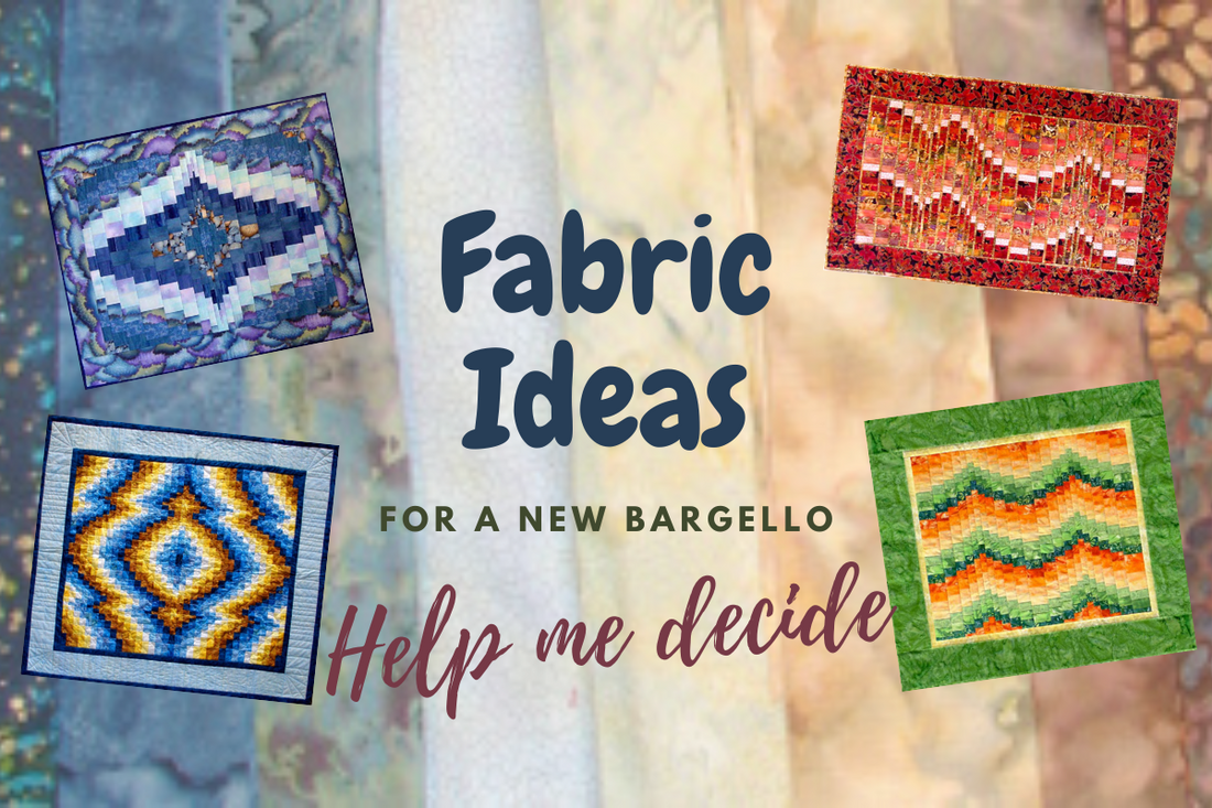 fabric ideas for a new bargello quilt