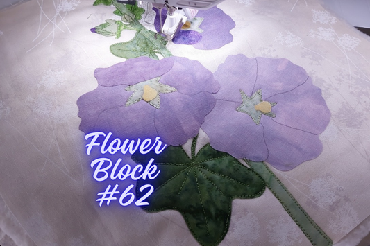 62nd Flower Block - Hollyhock