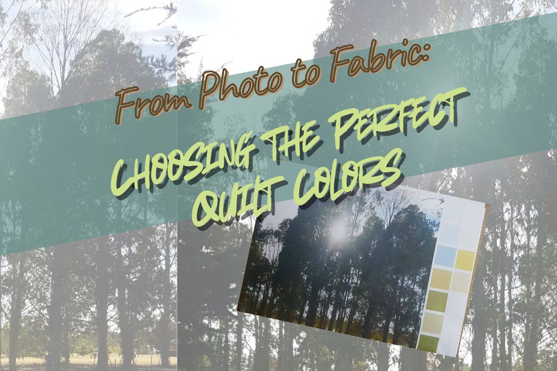 picking the perfect colors for an art quilt