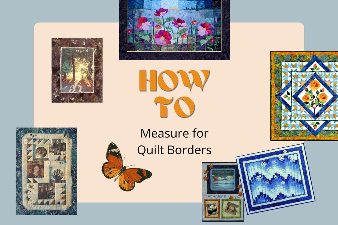learn how to measure for quilt borders and calculate the amount of fabric needed