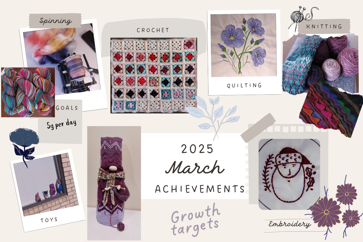 March Progress Crafting Goals for March – ArbeeDesigns