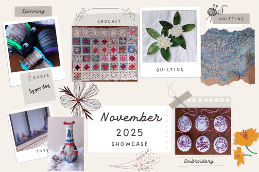 crafting goals completed for November 2025