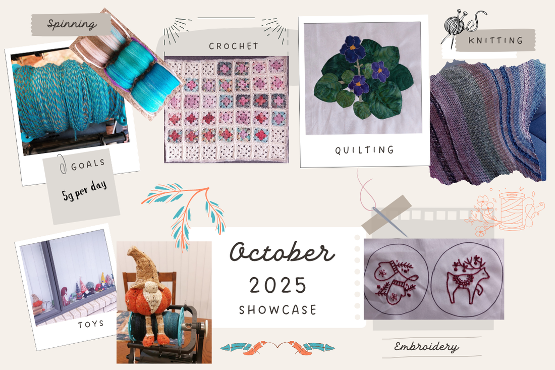 showcasing Ruth's crafting goals during October 2025