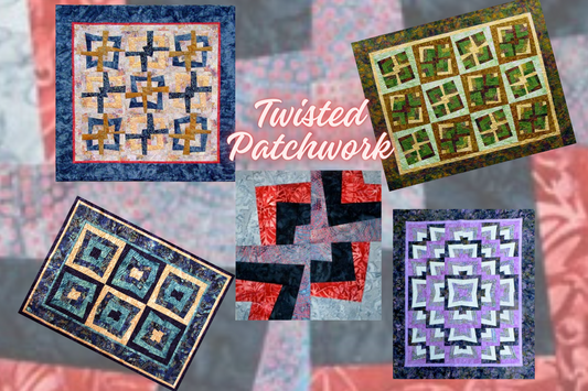 Twisted Patchwork - an online workshop creating multiple designs from one concept