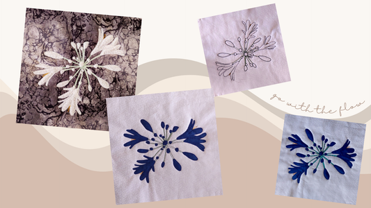 four different ways to create the agapanthus too flower block