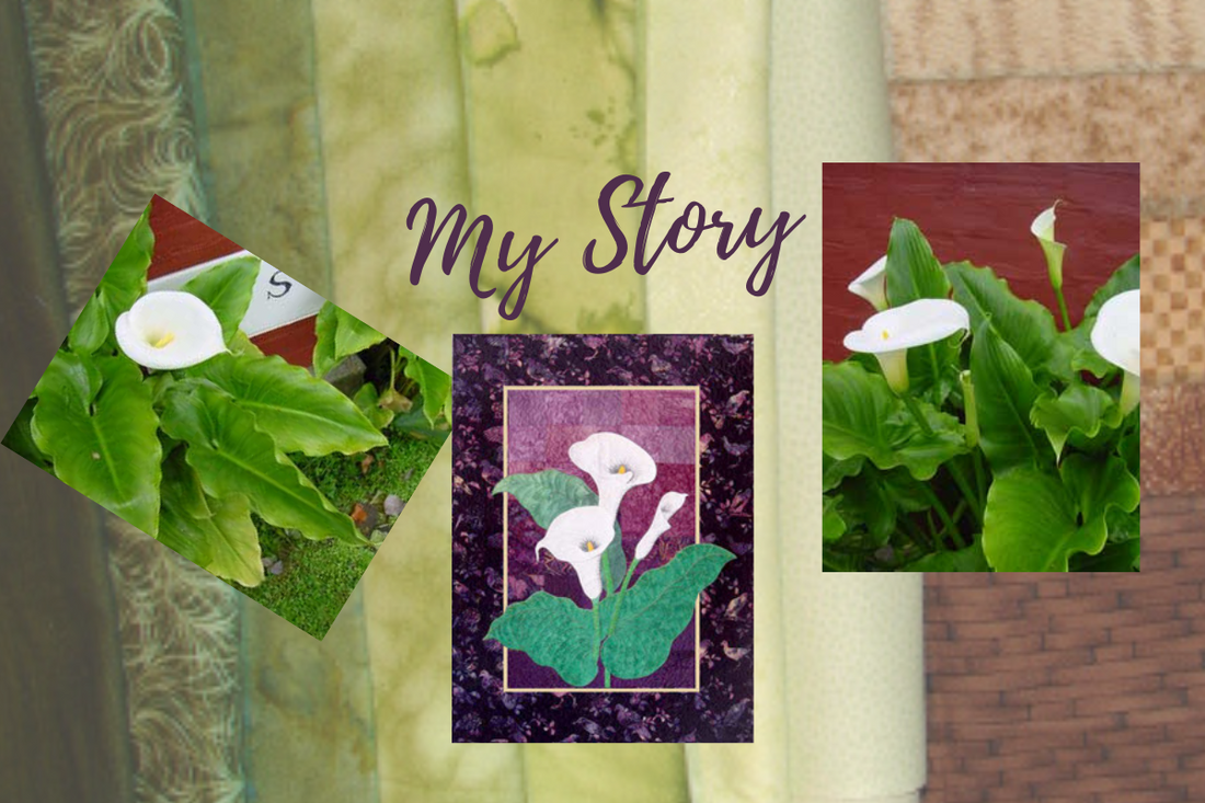 how a calla lily quilt was inspired