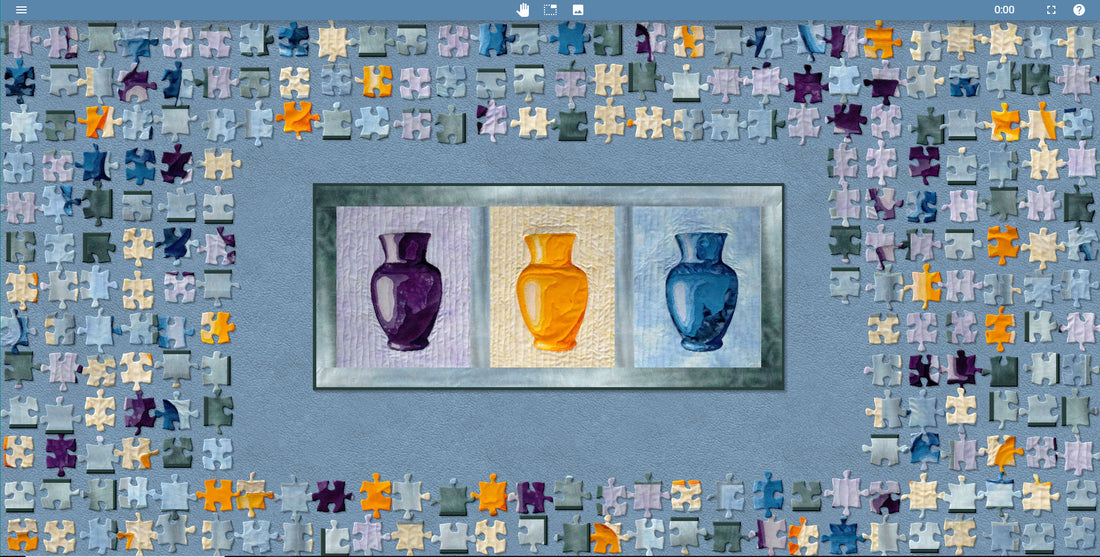 online jigsaw puzzle for an Arbee Design quilt