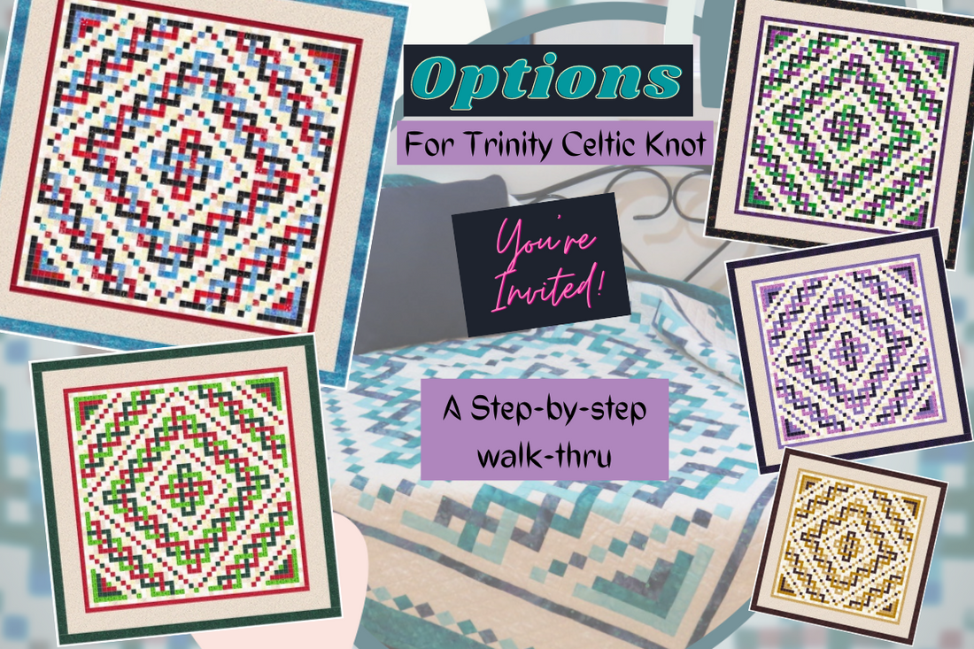 step-by-step walk through for trinity celtic knot