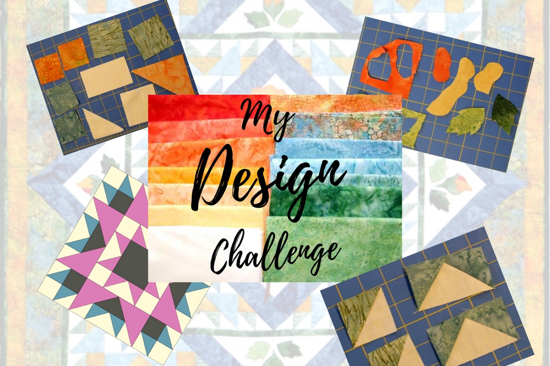 my design challenge with Hoffman Fabrics