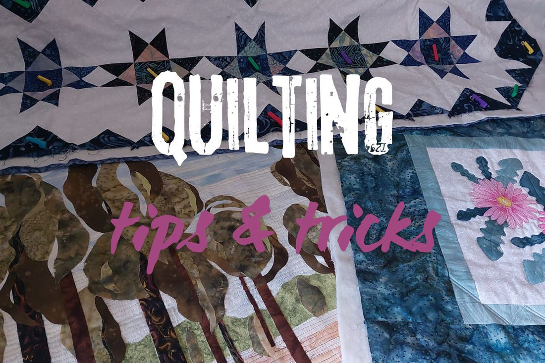 quilting tips and tricks to finish your quilts on your home sewing machine