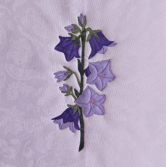 Bellflower flower block in the BOW applique collection