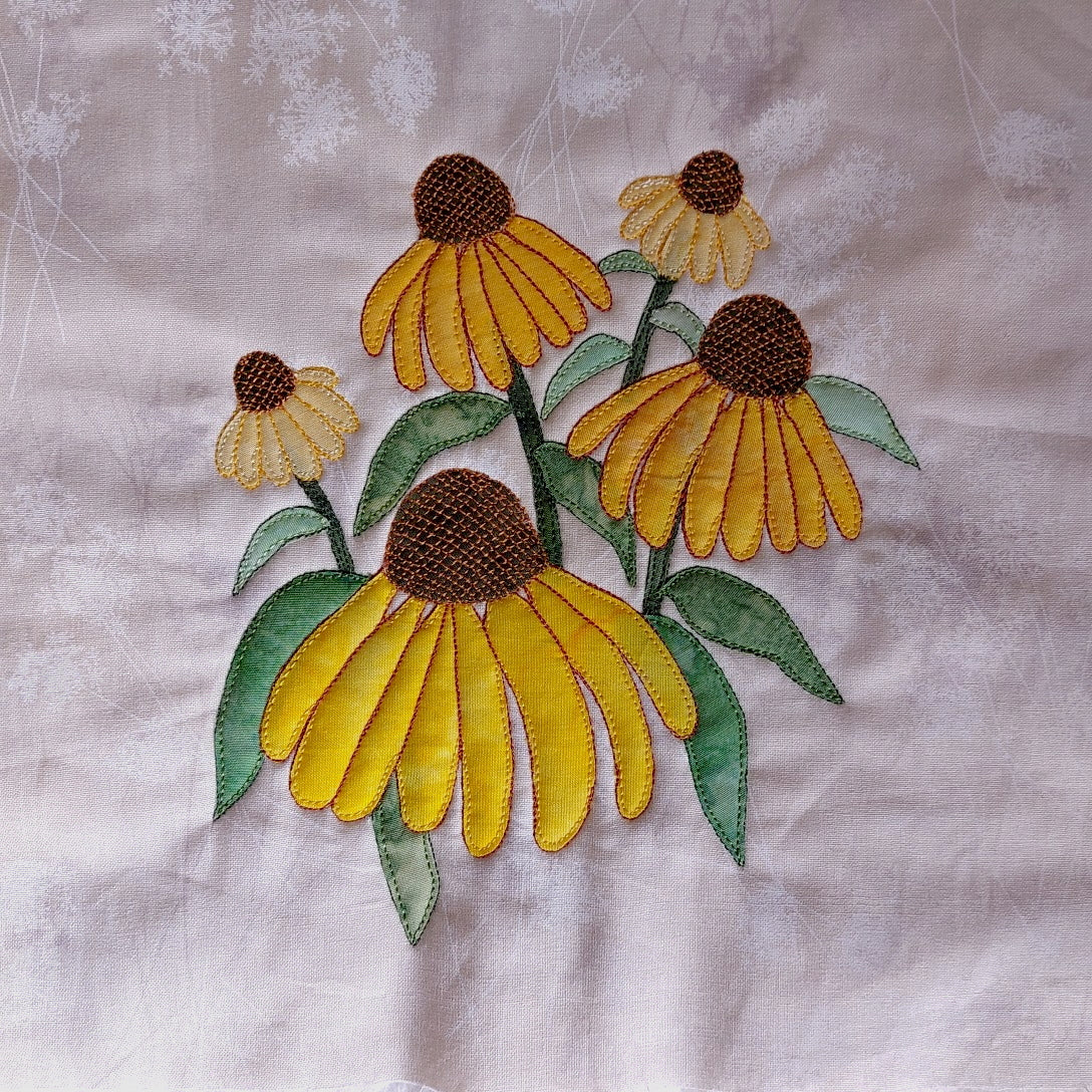 Echinacea (better known as Coneflower) is made in shades of yellow and makes up the 61st flower in the BOW flower block series