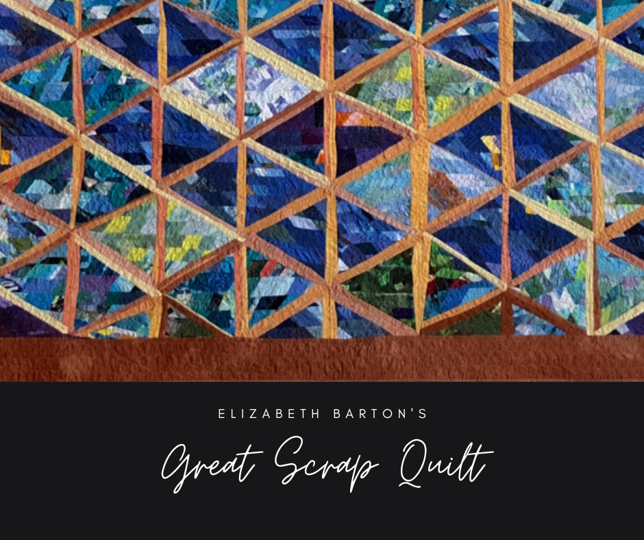 Create a scrap quilt with Elizabeth Barton that beats all others for its unity, variety and overall beauty - Plus! Easy to make, and requires little extra fabric
