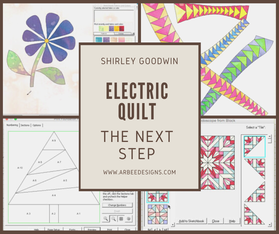 learn electric quilt online with shirley goodwin