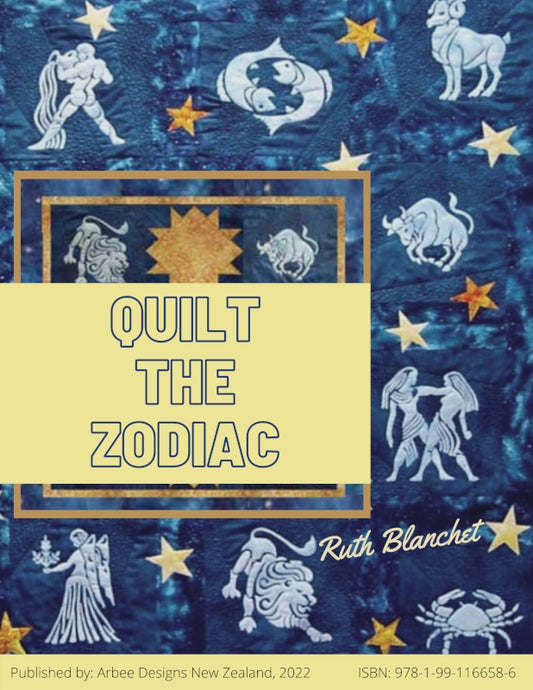 Ruth Blanchet's quilt the zodiac ebook cover