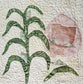 applique pig in corn block pattern in Ruth Blanchet's country quilt block of the month
