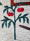 applique tomato plant block pattern in Ruth Blanchet's country quilt block of the month