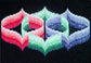 Color Connections is a bargello quilt design by Ruth Blanchet using 3 intertwined colors. Available as a download quilt pattern.