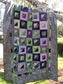 patchwork quilt pattern by Anita Eaton made of triangles and squares