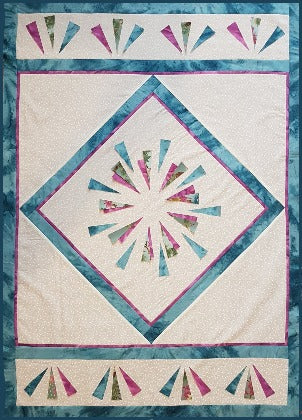 applique fireworks quilt pattern variation