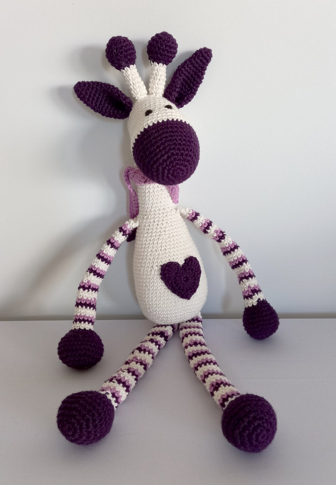 Crocheted Hearty Giraffe