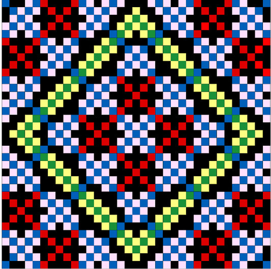 Irish tartan quilt pattern