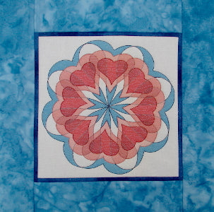 kaleidoscope of heart design in ebook