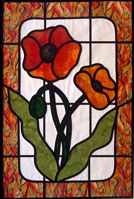 Stained Glass Poppy ArbeeDesigns stained-glass-poppy-arbeedesigns