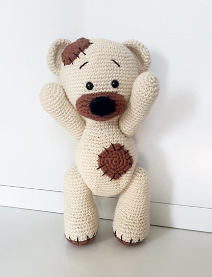 Crocheted Valentines Bear